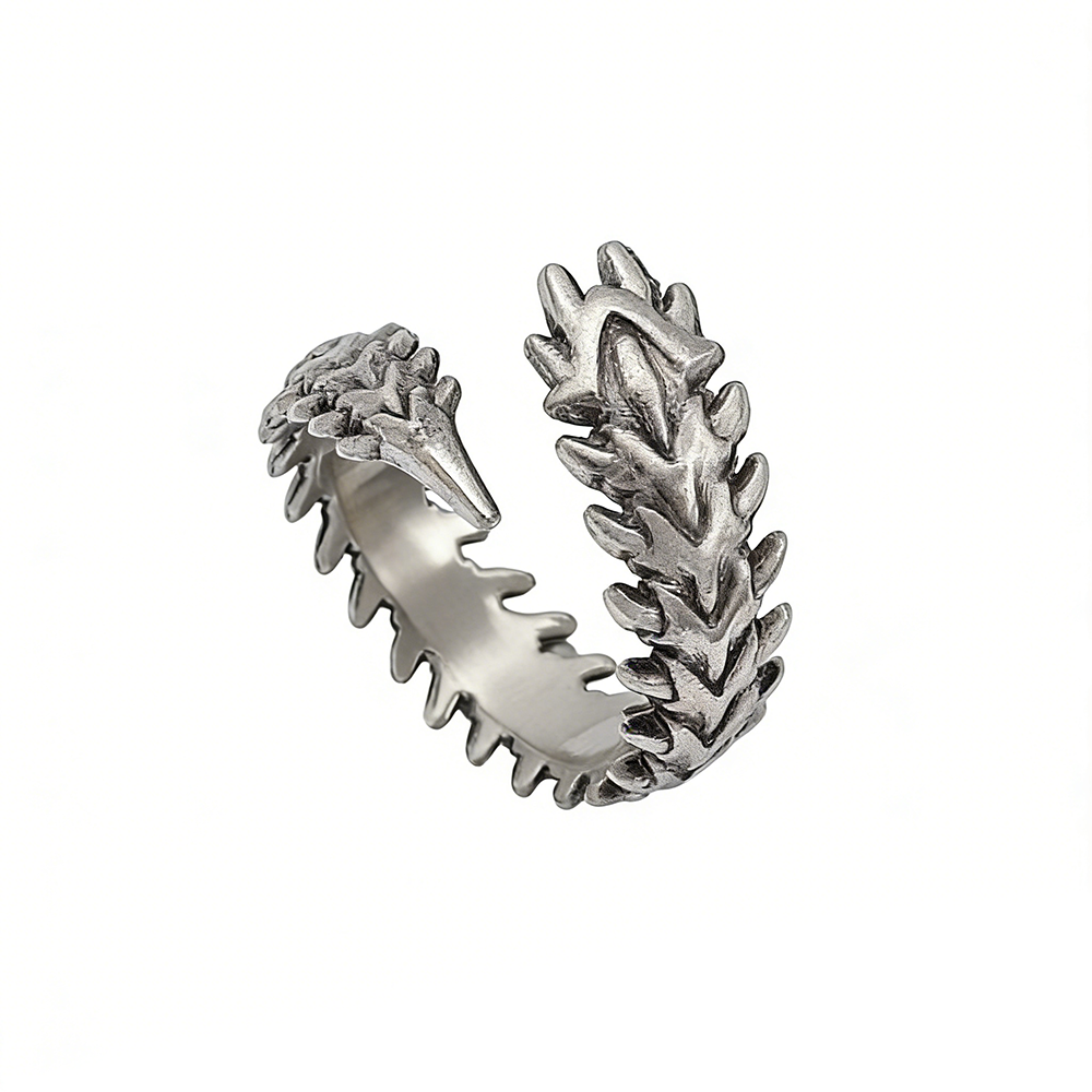 Vintage Item - Vintage Punk Centipede Couple Ring Gothic