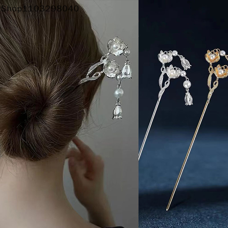 Vintage Jewelry Collection - Vintage Chinese Style Hanfu Hair Stick