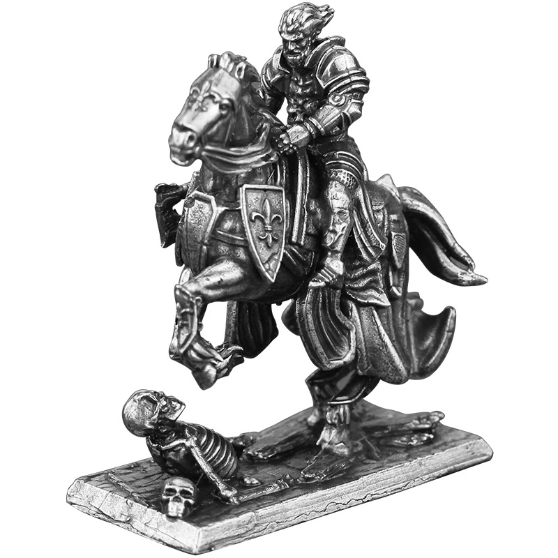 Vintage Collectible Christmas Ornaments - Vintage Knight Metal Figurines Home Decoration