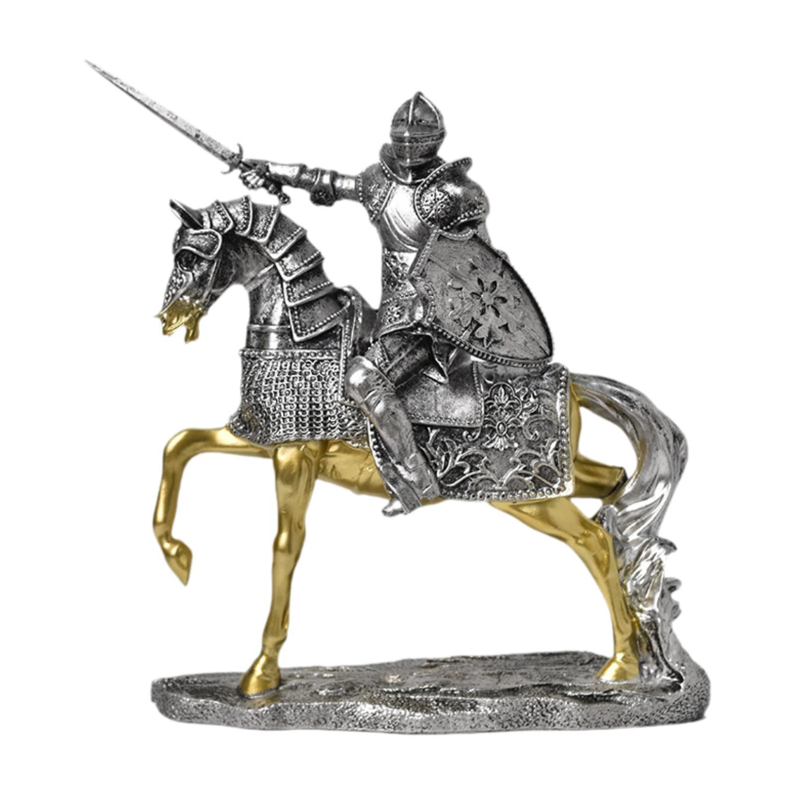 Knight Horse Statue Retro Vint - مراجعة Vintage Collectible Ornaments وسعره