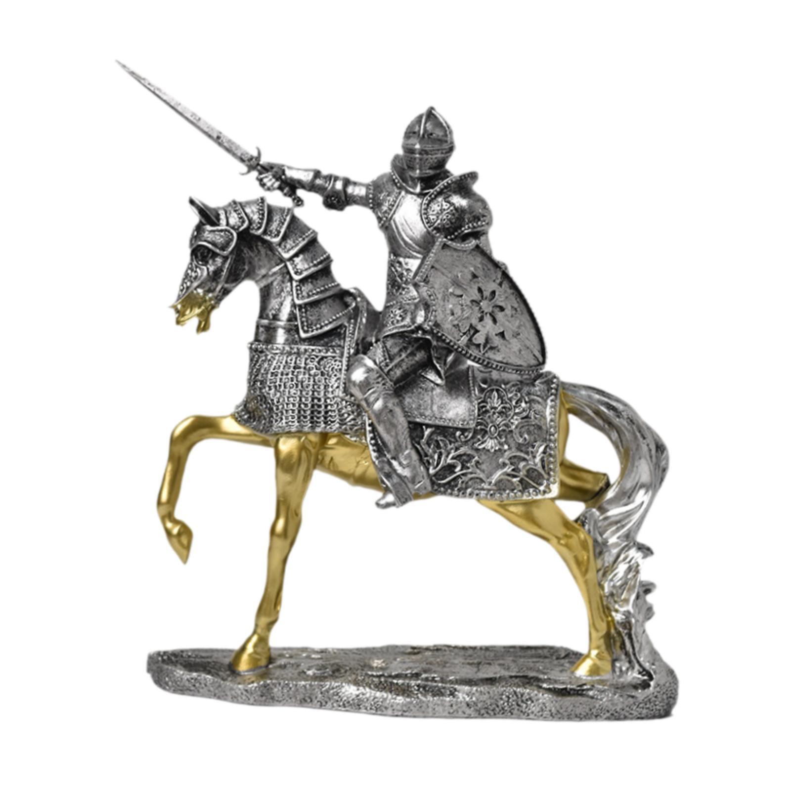 Knight Horse Statue Retro Vint - مراجعة Vintage Collectible Ornaments وسعره