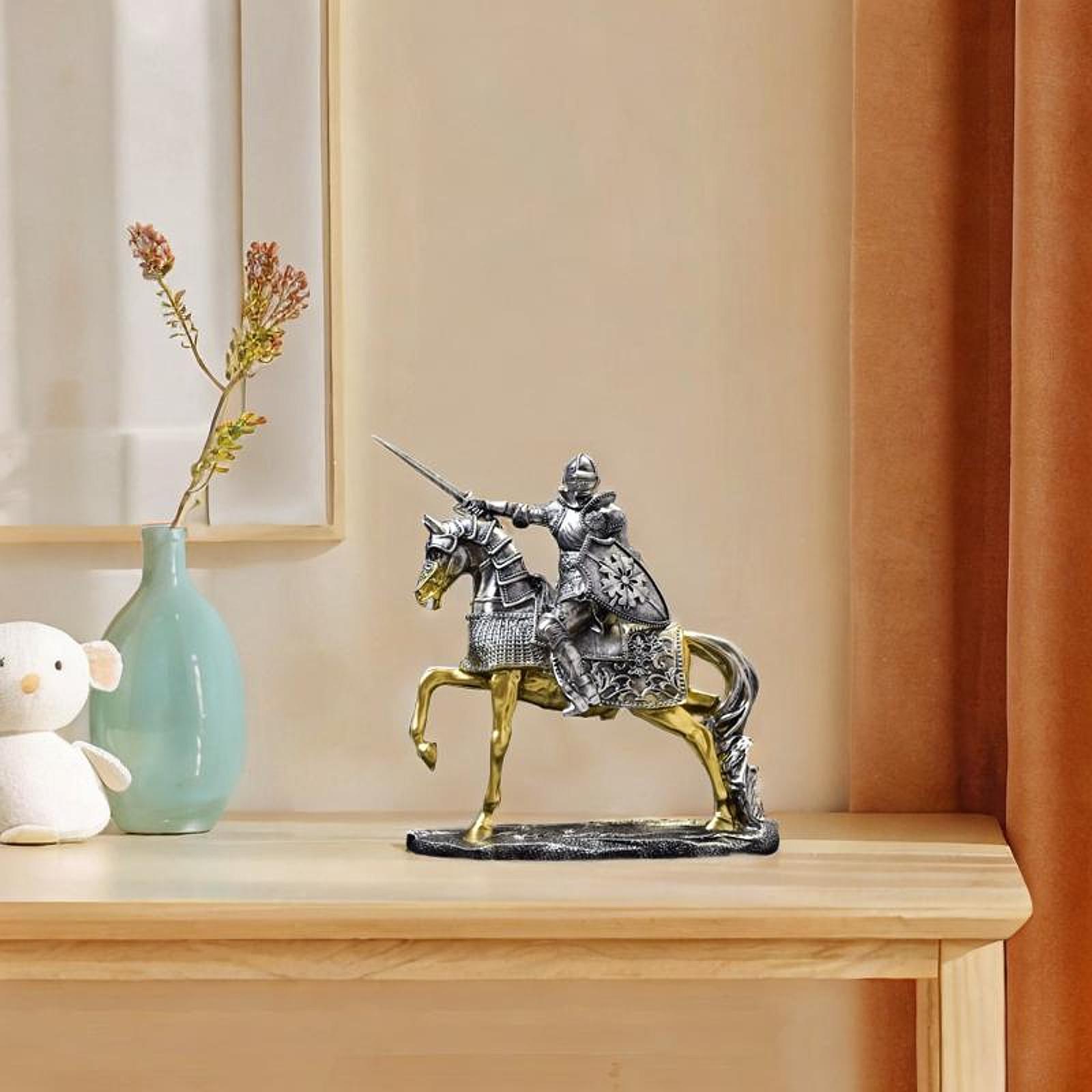Knight Horse Statue Retro Vint - مراجعة Vintage Collectible Ornaments وسعره