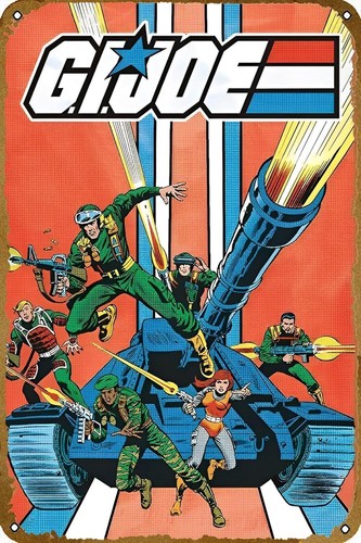 Gi Joe – Tank Poster Vintage R - مراجعة Vintage Collectible Tins وسعره