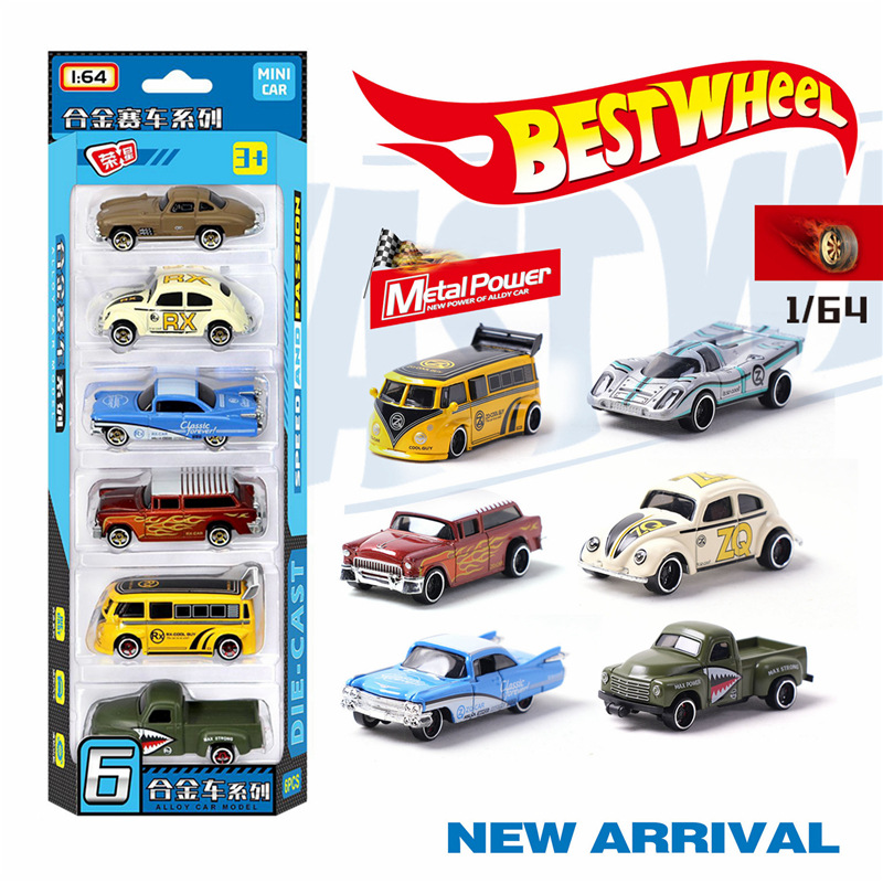 1:64 Alloy retro racing car 6- - مراجعة Vintage Collectible Toy Cars وسعره