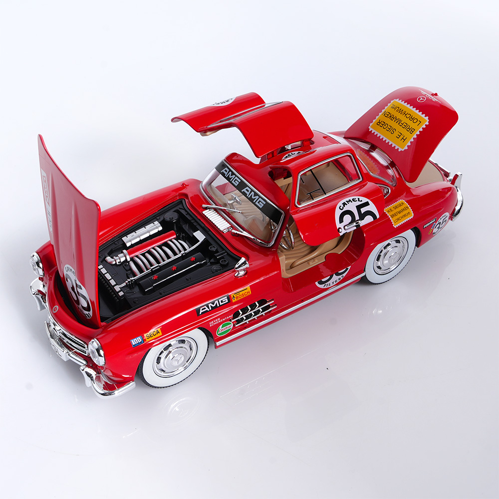 1:24 Scale 300SL Die-Cast Mode - مراجعة Vintage Collectible & Vintage Dolls وسعره