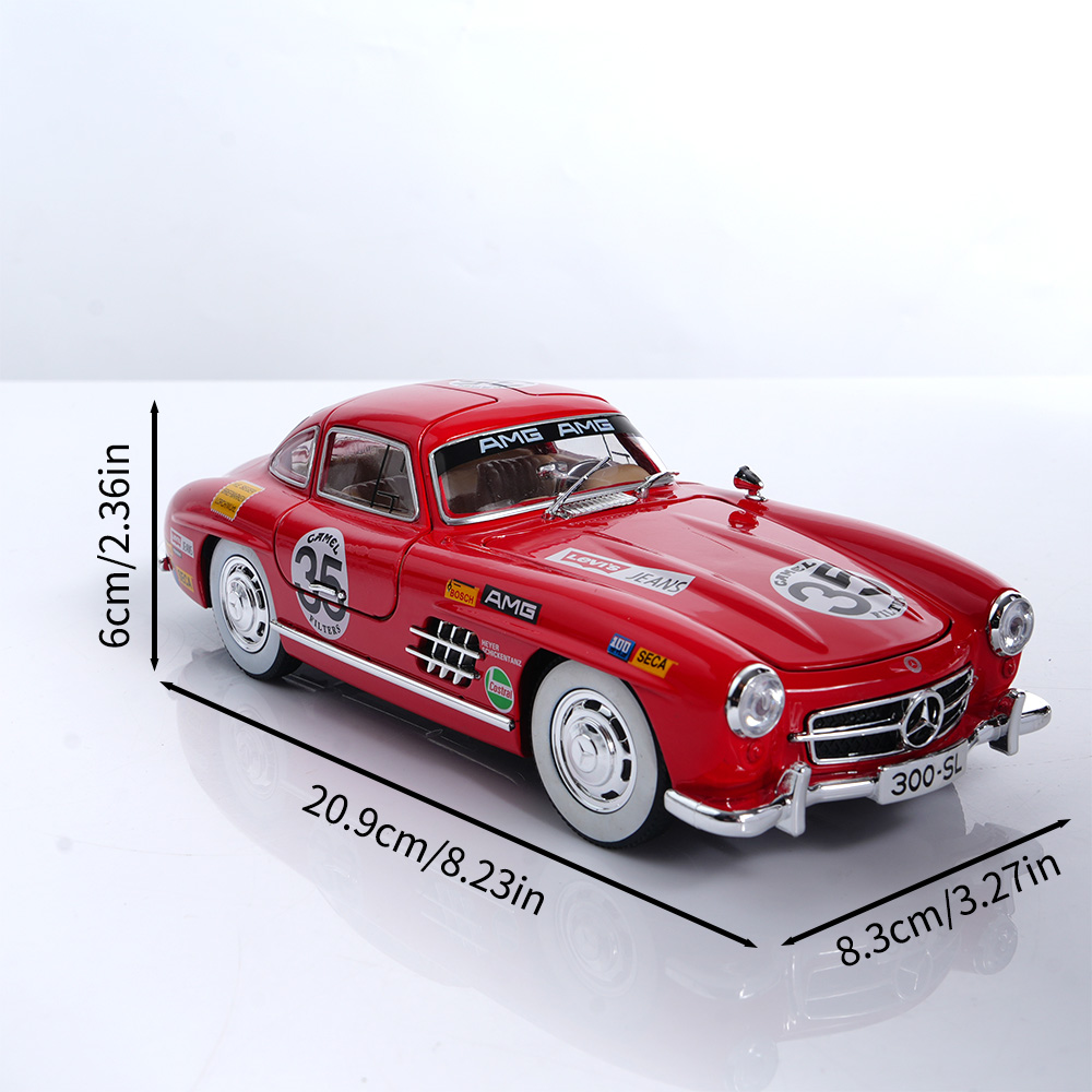 1:24 Scale 300SL Die-Cast Mode - مراجعة Vintage Collectible & Vintage Dolls وسعره