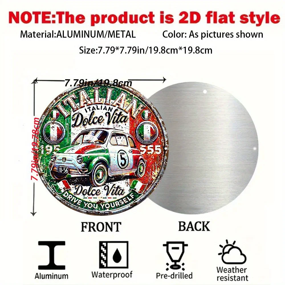 2D Flat, Italian Vintage for - - مراجعة Vintage Collectible Cars وسعره