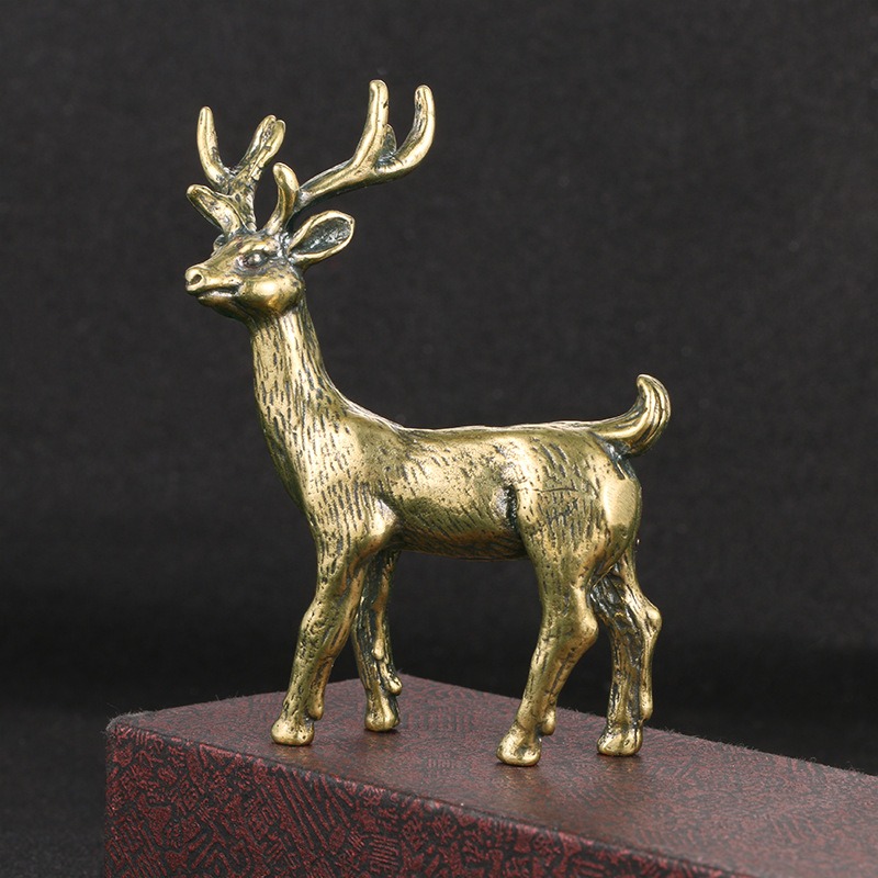 1 PC Creative Vintage Brass El - مراجعة Vintage Collectible Christmas Ornaments وسعره