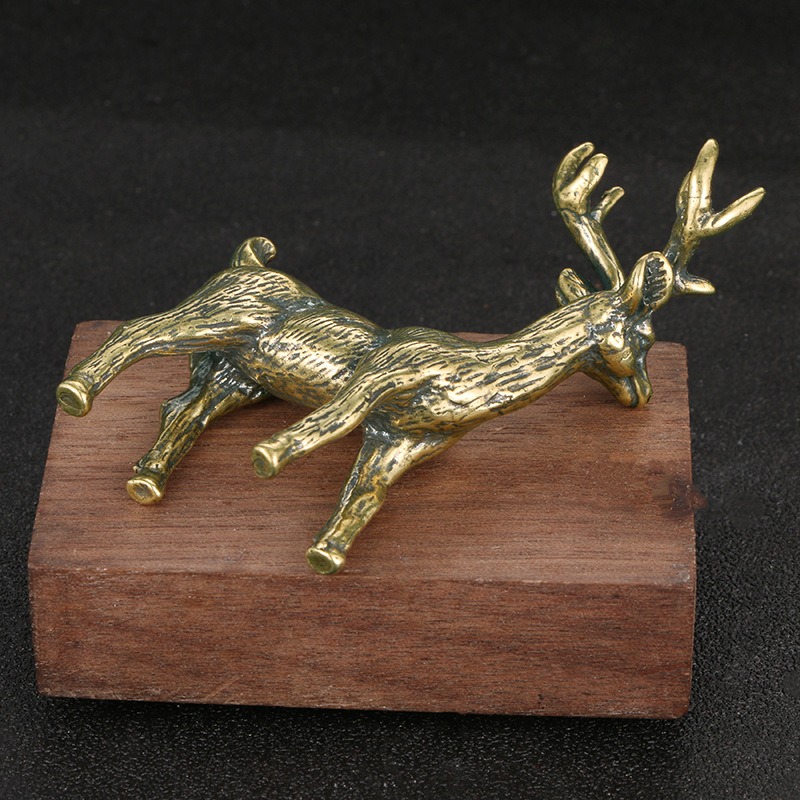 1 PC Creative Vintage Brass El - مراجعة Vintage Collectible Christmas Ornaments وسعره