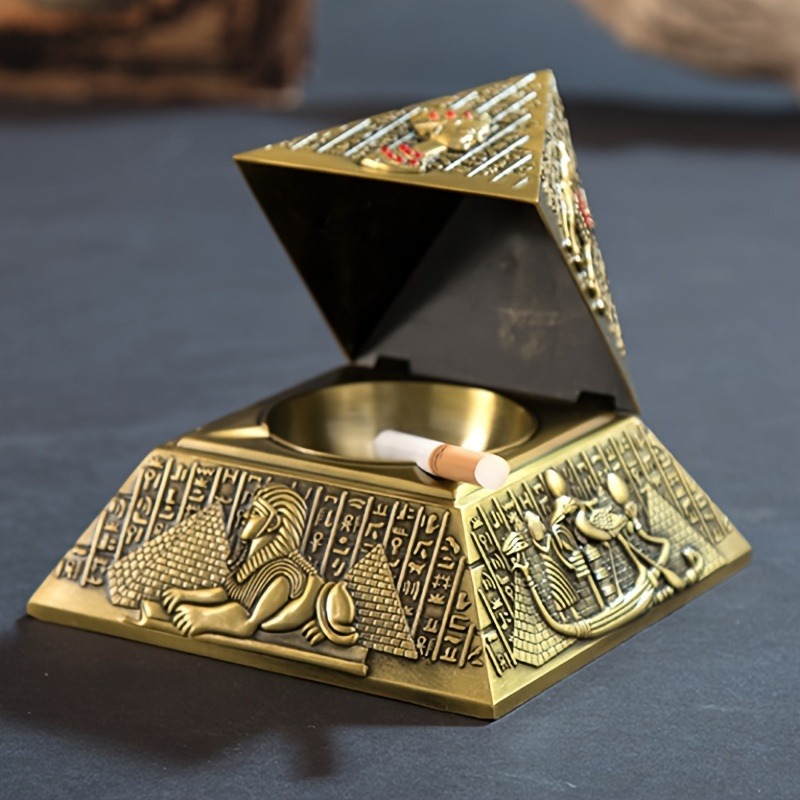 Egyptian Pharaoh Pyramid Ashtr - مراجعة Vintage Collectible Ashtrays وسعره