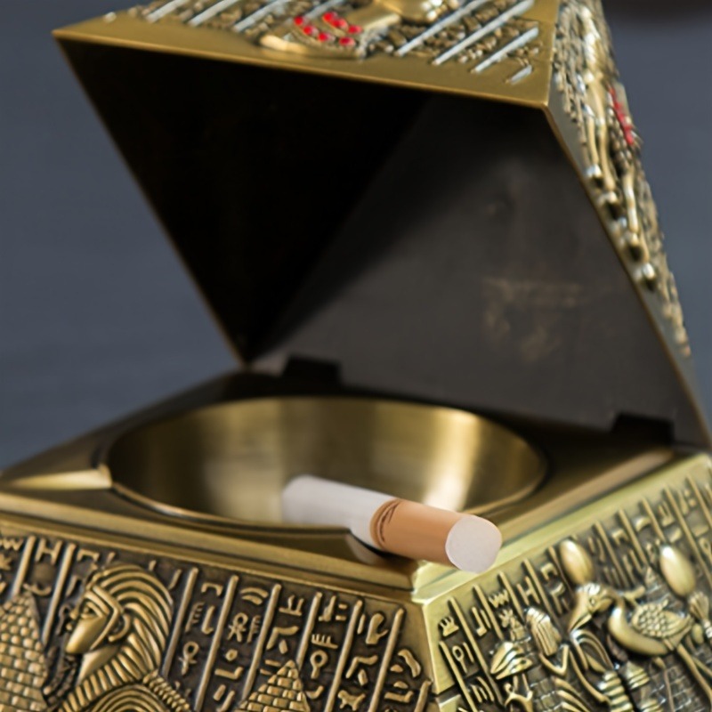 Egyptian Pharaoh Pyramid Ashtr - مراجعة Vintage Collectible Ashtrays وسعره