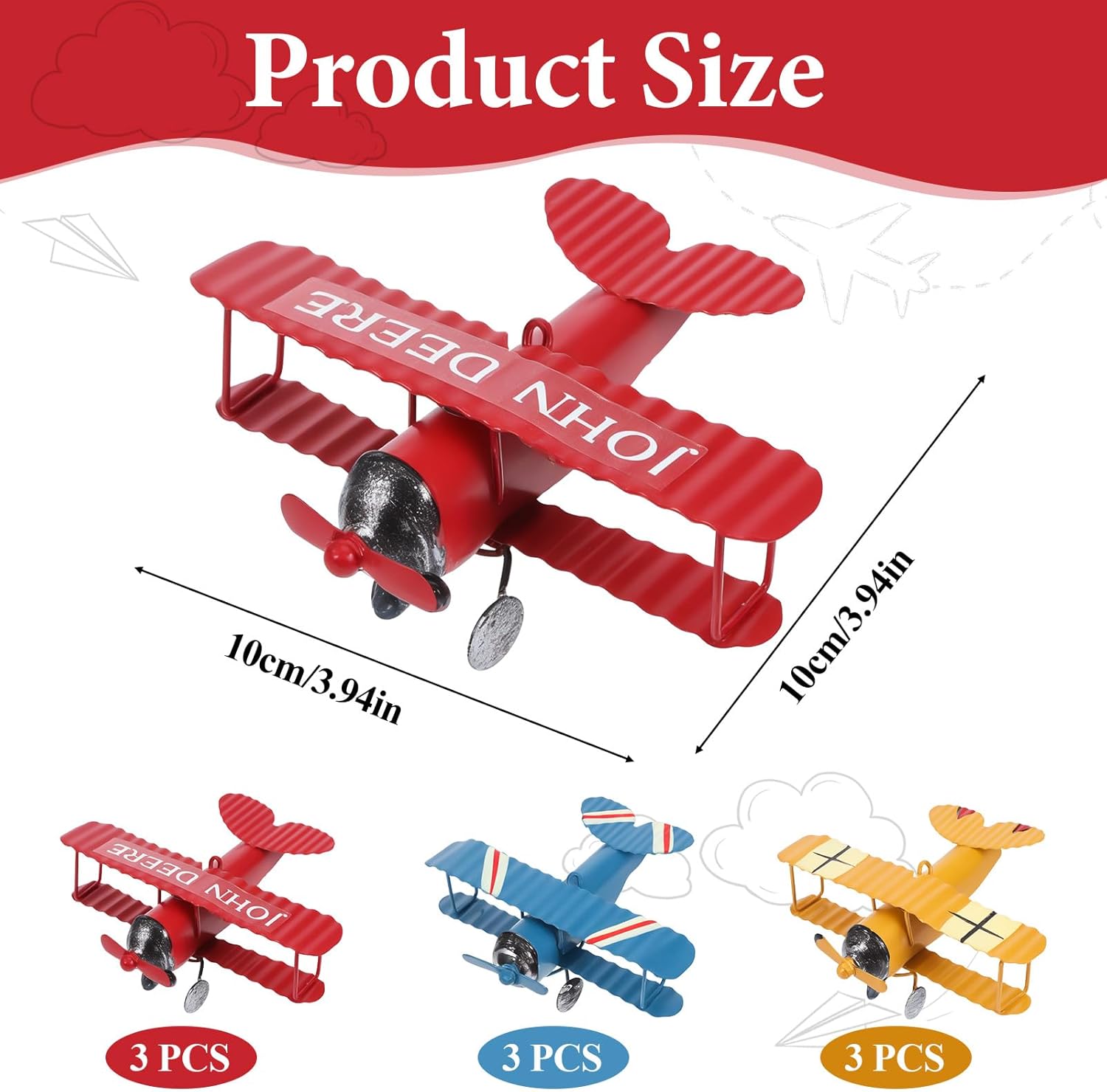 Vintage Metal Airplane Model R - مراجعة Vintage Collectible Ornaments وسعره