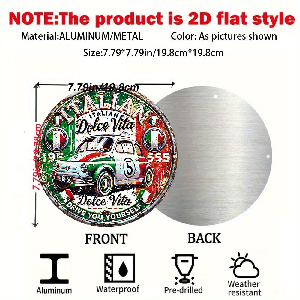 2D Flat, Italian Vintage for - - مراجعة Vintage Collectible Cars وسعره