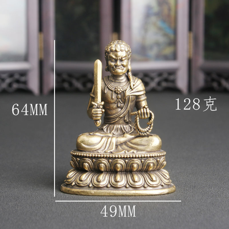 Vintage Brass Fudo Myoo Buddha - مراجعة Vintage Collectible Ornaments وسعره