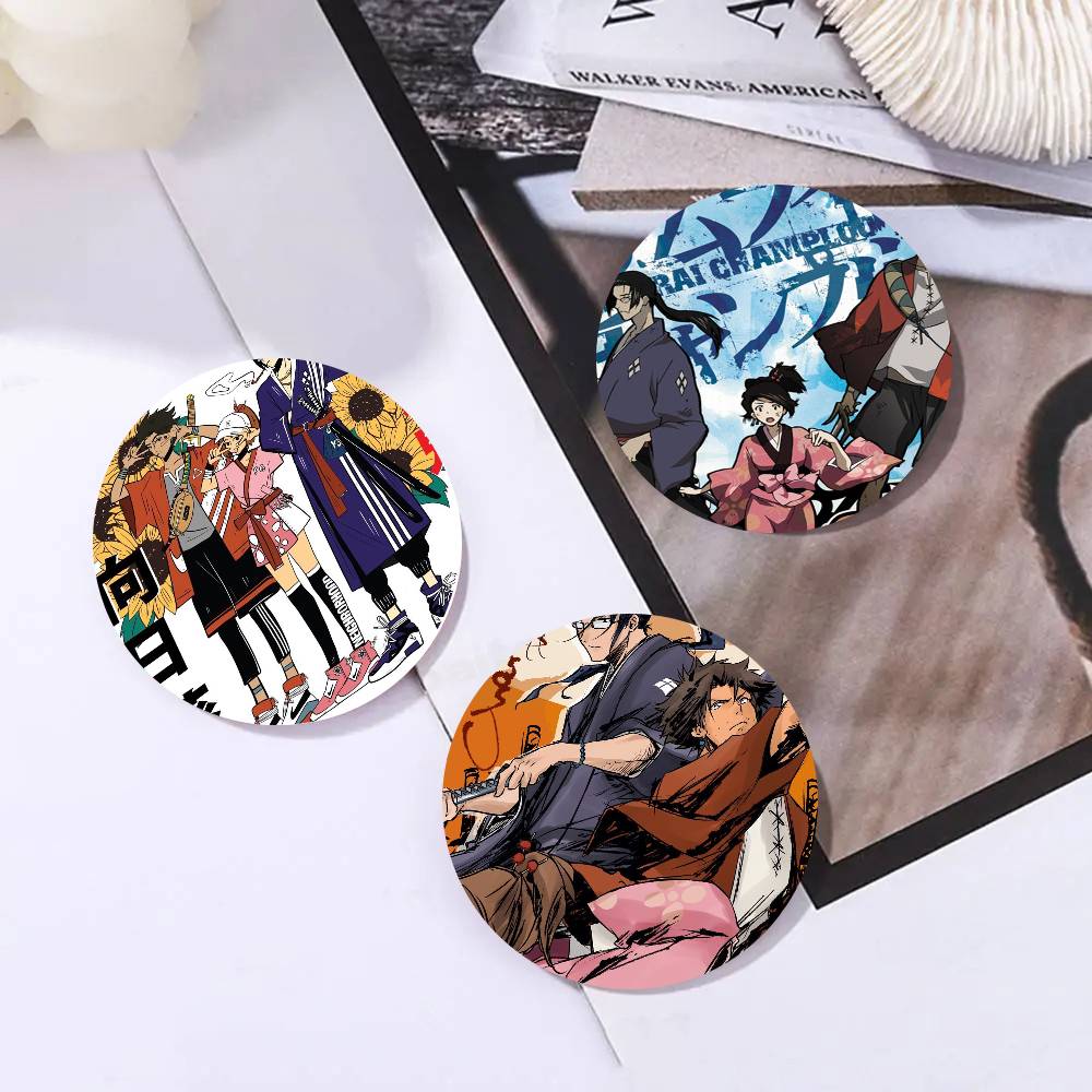 Vintage Samurai Champloo Anime - مراجعة Vintage Collectible Pins وسعره