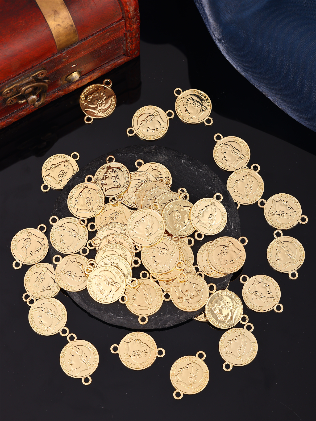 Coin-Shaped DIY Women's Robe A - مراجعة Vintage Jewelry Collection وسعره