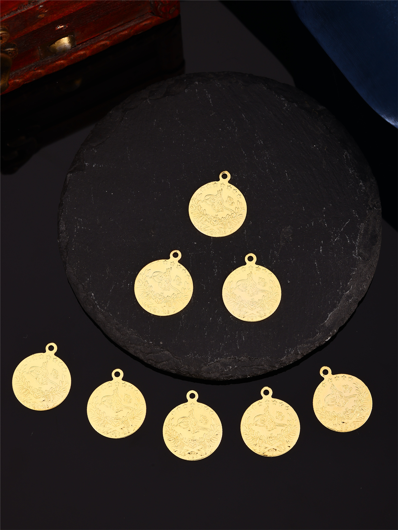 Turkish Ottoman Pattern Coin D - مراجعة Vintage Jewelry Collection وسعره