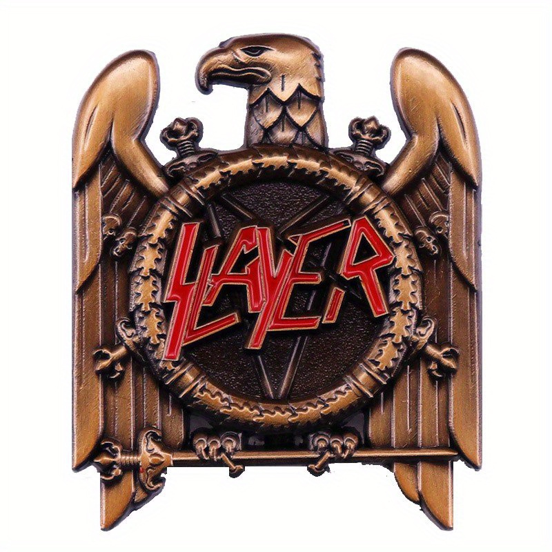 1pc Retro Heavy Metal Band Pop - مراجعة Vintage Collectible Pins وسعره