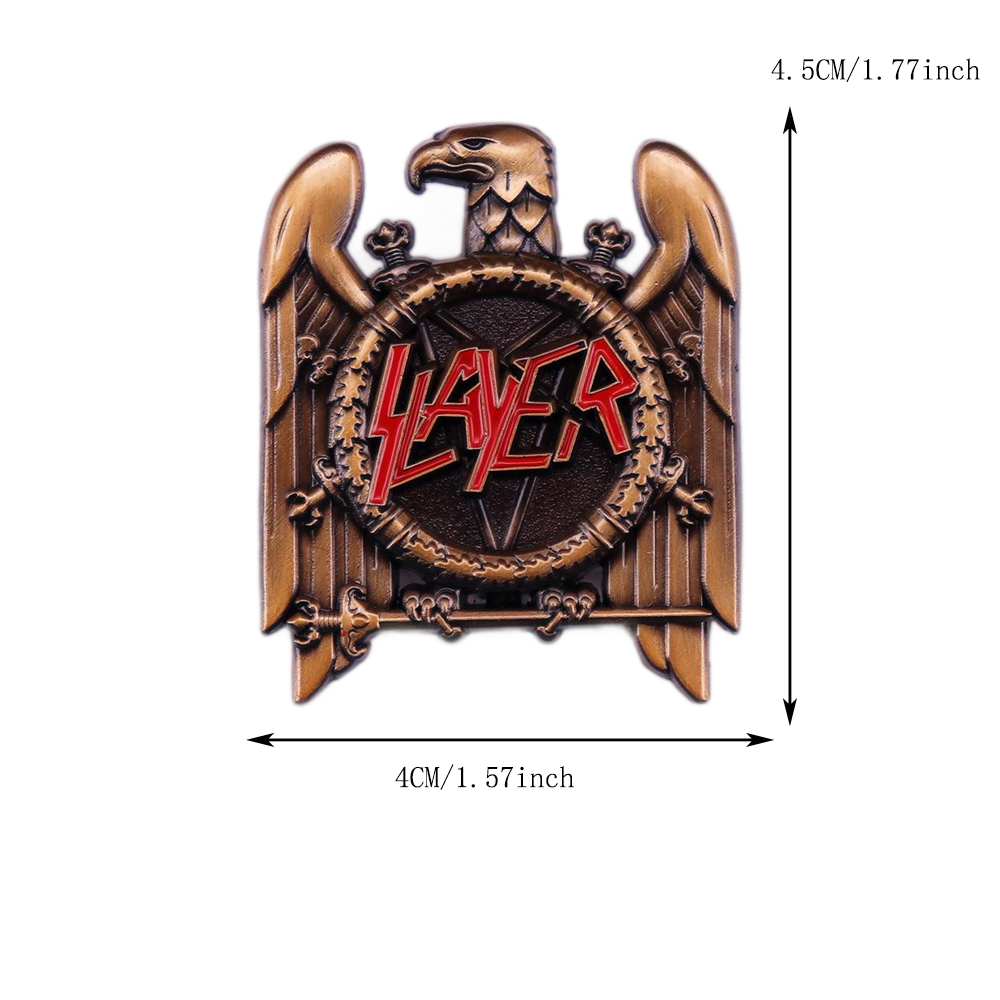 1pc Retro Heavy Metal Band Pop - مراجعة Vintage Collectible Pins وسعره
