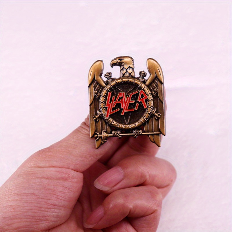 1pc Retro Heavy Metal Band Pop - مراجعة Vintage Collectible Pins وسعره
