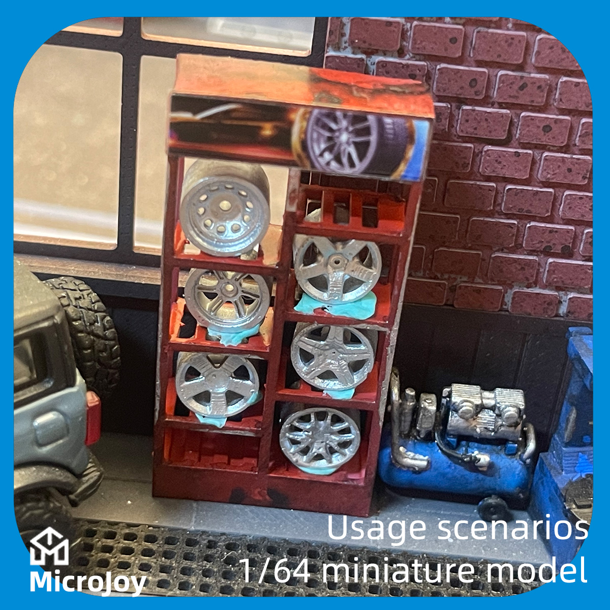 Detailed Scene: 1:64 Scale Min - مراجعة Vintage Collectible Cars وسعره