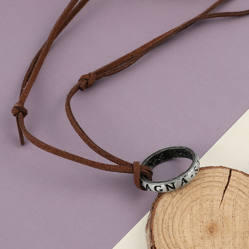 Game Anime Leather Chain Ring  - مراجعة Vintage Jewelry Collection وسعره