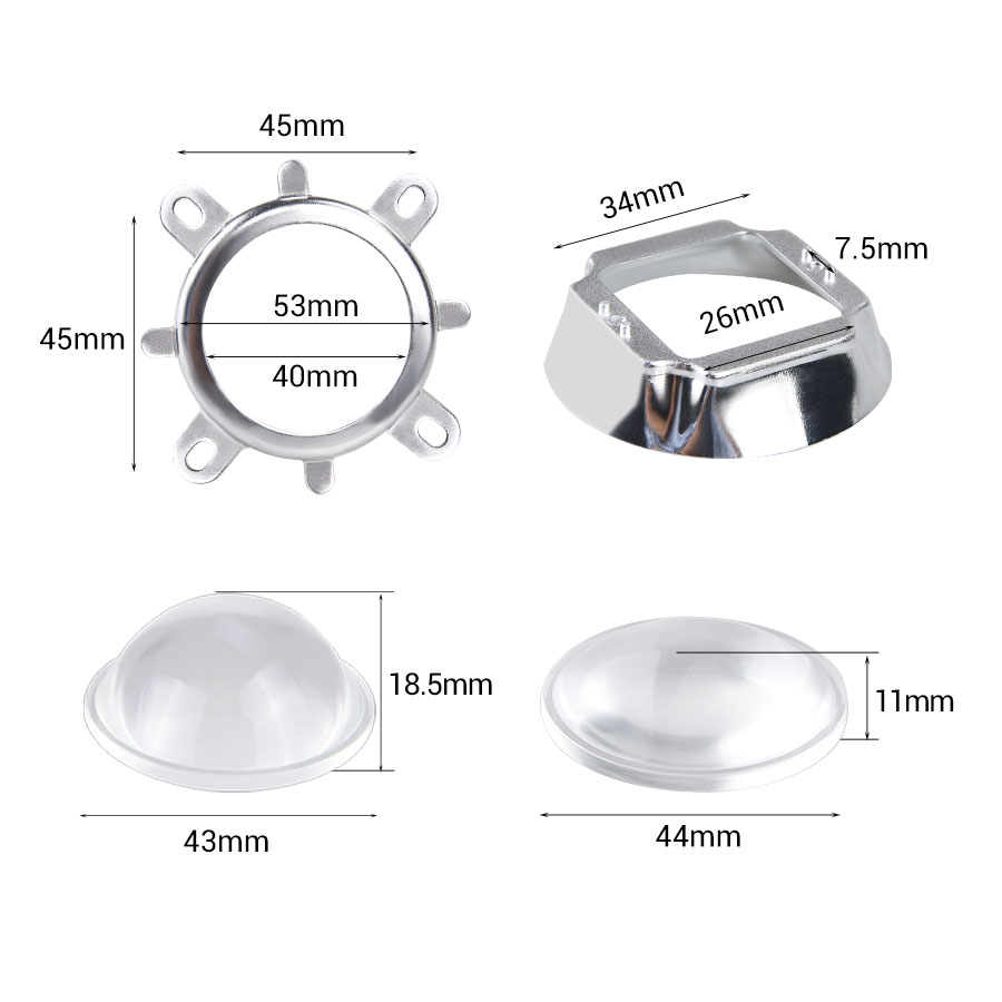 1 Set 44mm LED Lens Optical Gl - مراجعة Darkroom Enlarger Lens وسعره