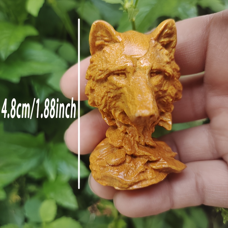 Vintage Wooden Wolf Head Sculp - مراجعة Vintage Collectible Christmas Ornaments وسعره