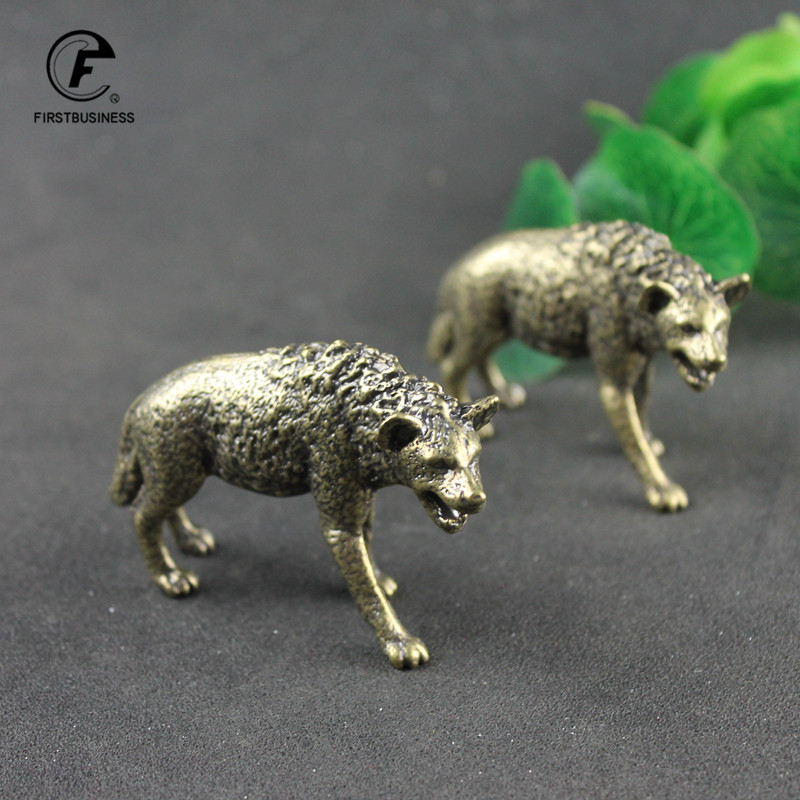 Solid Brass Hyena Figurine Min - مراجعة Vintage Collectible Ornaments وسعره