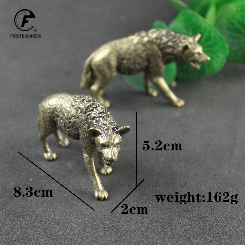 Solid Brass Hyena Figurine Min - مراجعة Vintage Collectible Ornaments وسعره