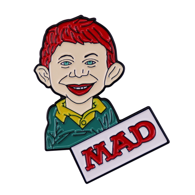 MAD Magazine Alfred E. Neuman  - مراجعة Vintage Collectible Pins وسعره