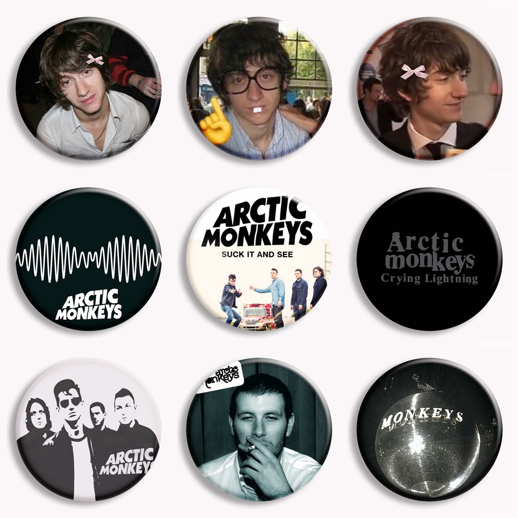 Vintage Arctic Monkeys Music B - مراجعة Vintage Collectible Pins وسعره