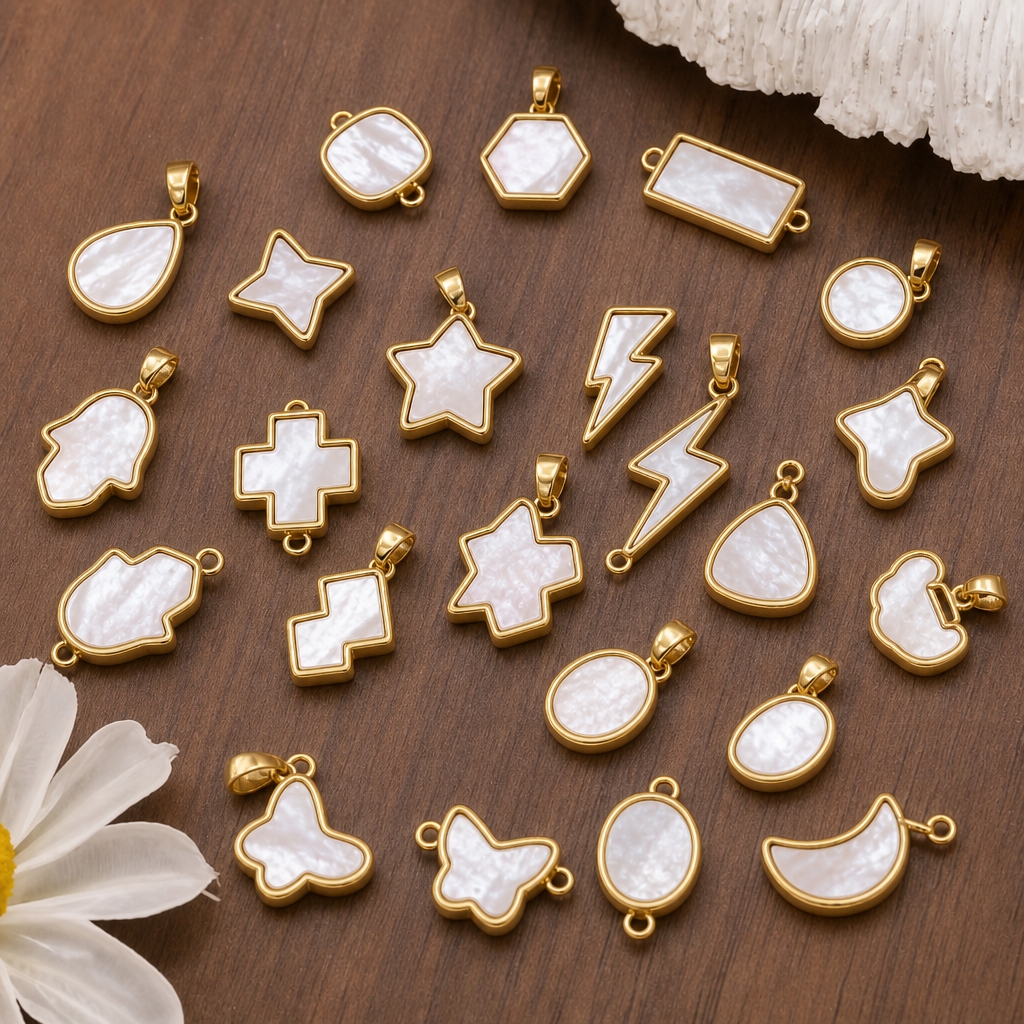 2pcs 14K Gold Color Brass with - مراجعة Vintage Jewelry Collection وسعره