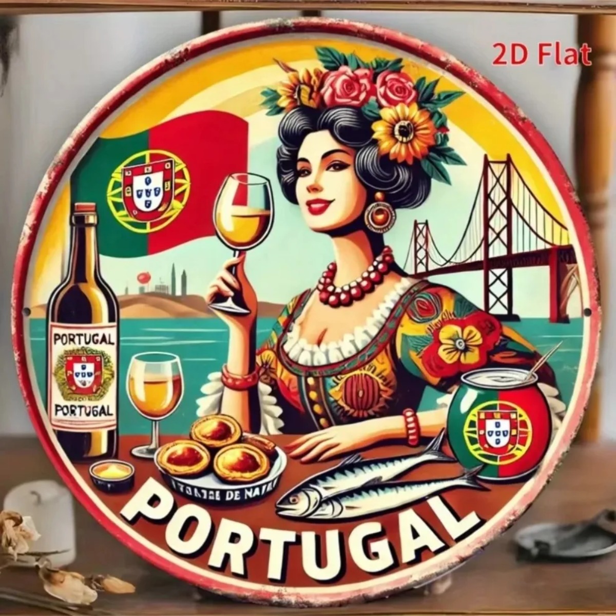 Vintage Retro Round Metal Tin  - مراجعة Vintage Collectible Tins وسعره