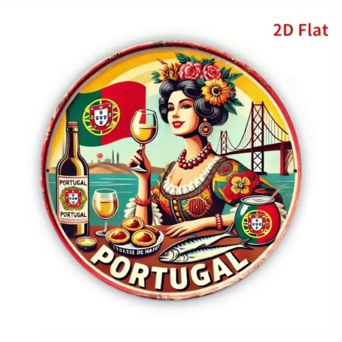 Vintage Retro Round Metal Tin  - مراجعة Vintage Collectible Tins وسعره