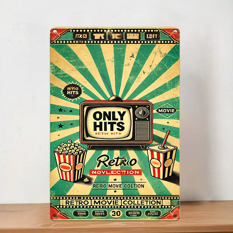 Retro Movie Collection Poster  - مراجعة Vintage Collectible Tins وسعره