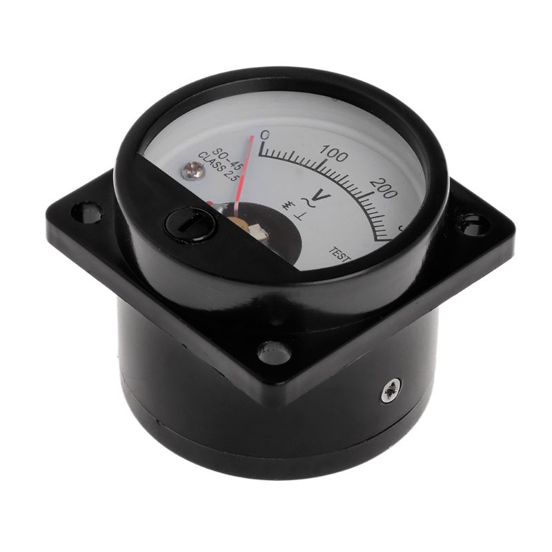 Voltmeter SO-45 AC 0-300V Roun - مراجعة Analog Meter Gauge وسعره
