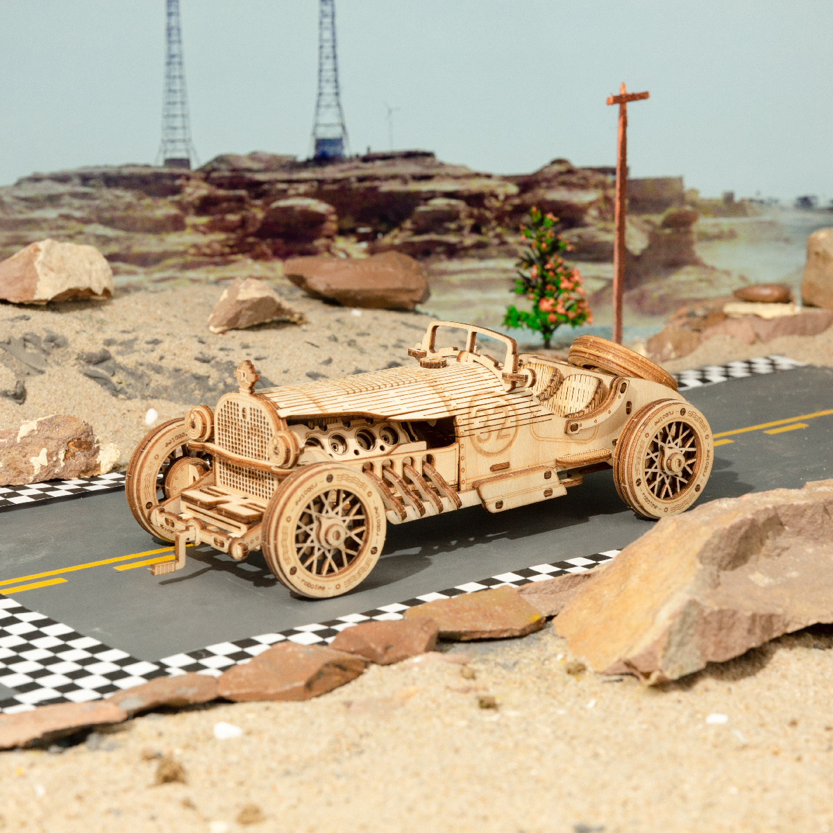 Robotime Rokr Classic Car 3D W - مراجعة Vintage Collectible Cars وسعره