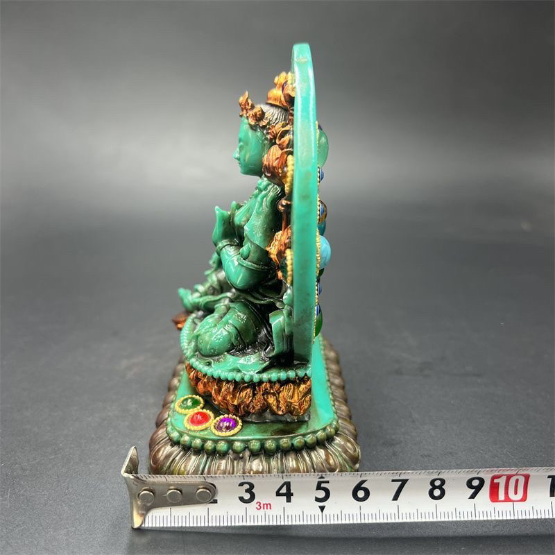 Tibetan Vintage Green Tara Sta - مراجعة Vintage Collectible Ornaments وسعره