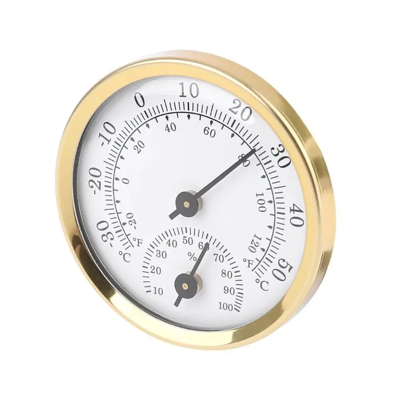 Mini 2 in 1 Thermometer Hygrom - مراجعة Analog Meter Gauge وسعره