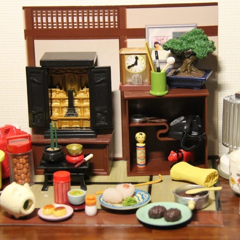 Re-Ment Vintage 80s Grandparen - مراجعة Vintage Collection Playset وسعره