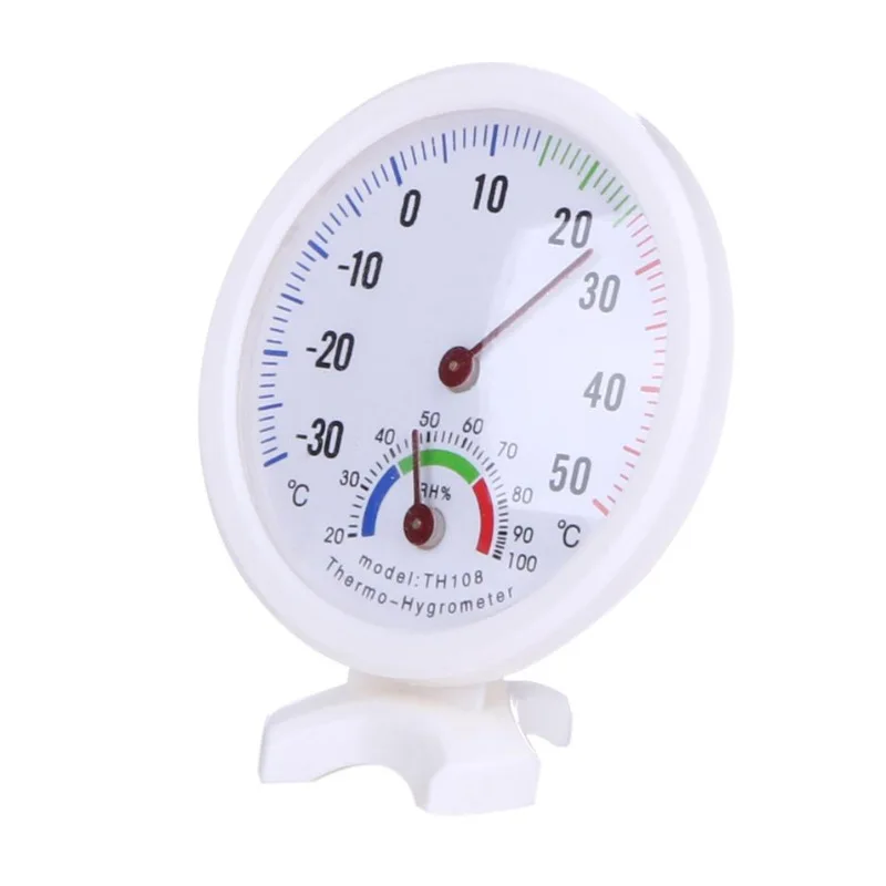 1PC Mini Indoor Thermometer Hy - مراجعة Analog Meter Gauge وسعره