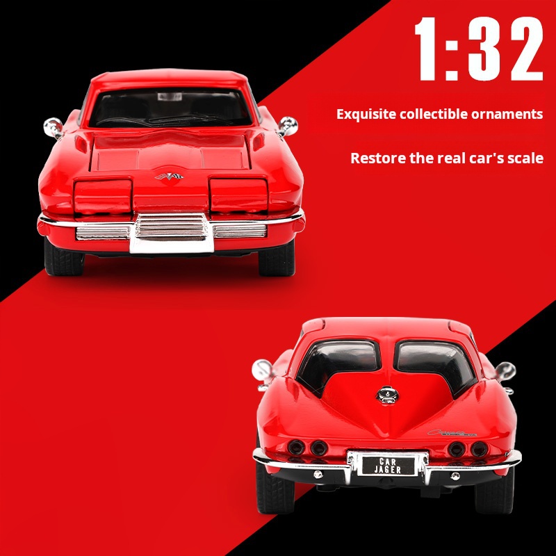 1:32 Corvette Vintage Classic  - مراجعة Vintage Collectible Toy Cars وسعره