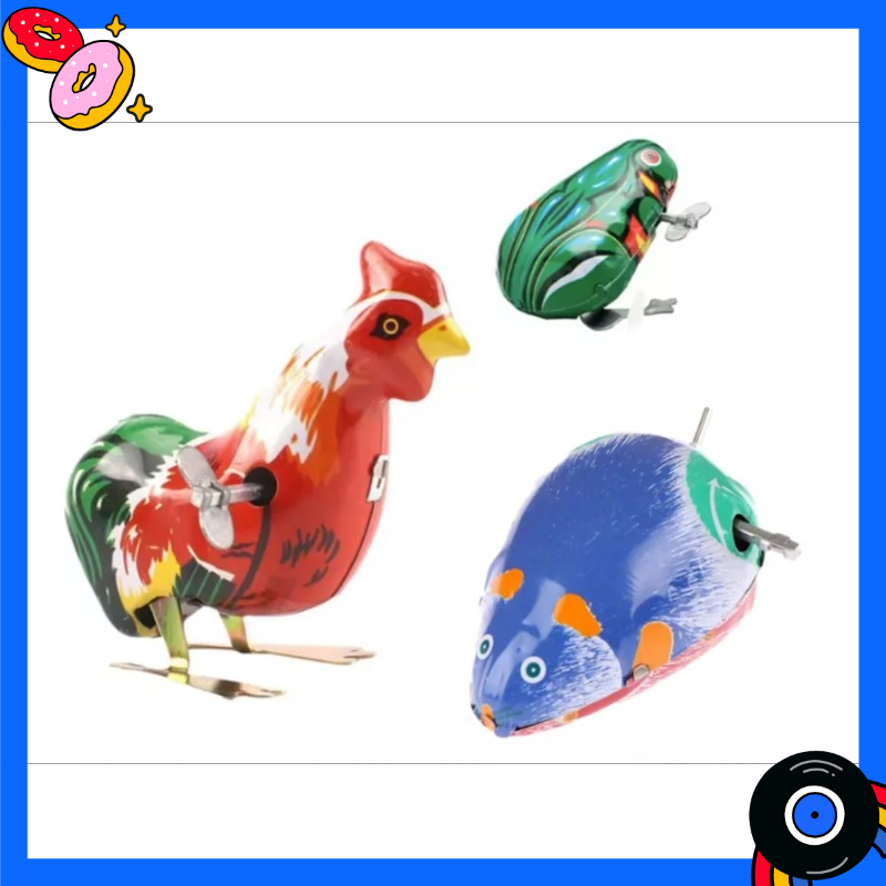 Vintage Metal Wind Up Toys Set - مراجعة Vintage Collection Playset وسعره