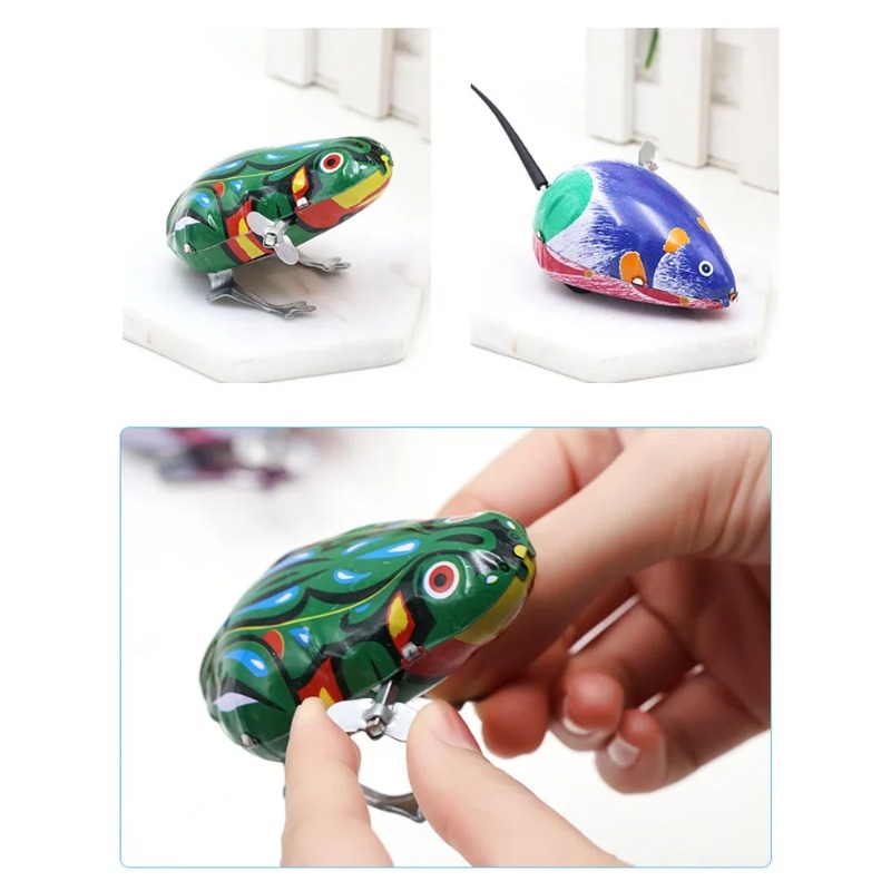 Vintage Metal Wind Up Toys Set - مراجعة Vintage Collection Playset وسعره