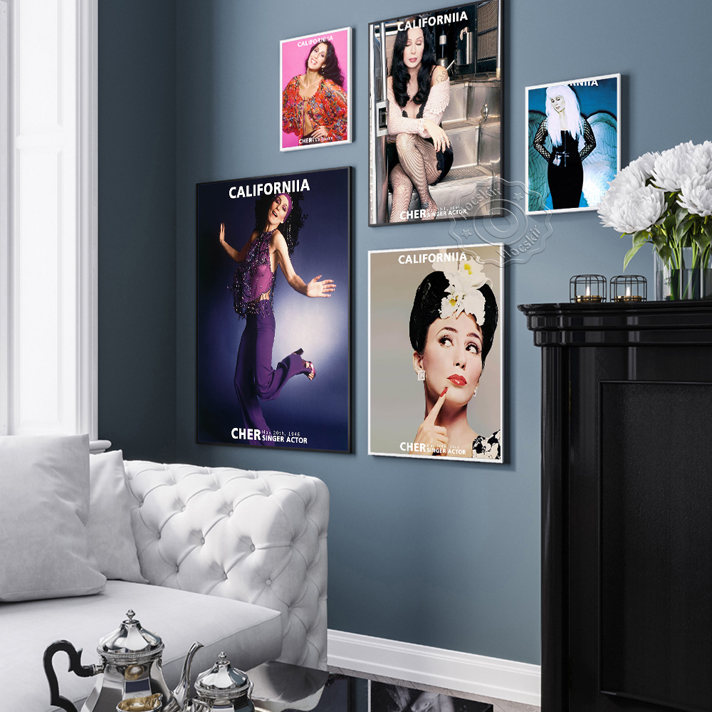 Cher Sexy Music Star Art Print - مراجعة Vintage Collectible Magazines وسعره