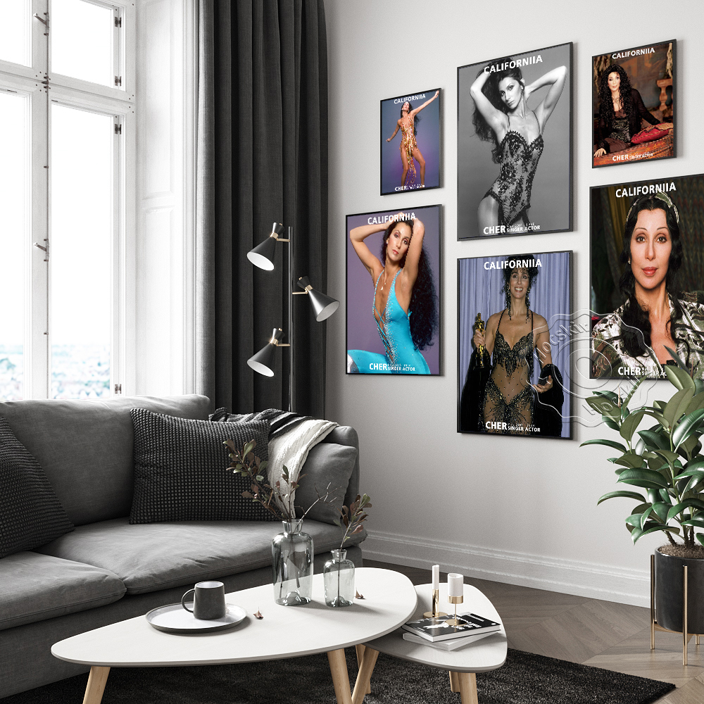 Cher Sexy Music Star Art Print - مراجعة Vintage Collectible Magazines وسعره