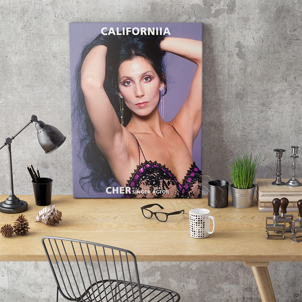 Cher Sexy Music Star Art Print - مراجعة Vintage Collectible Magazines وسعره