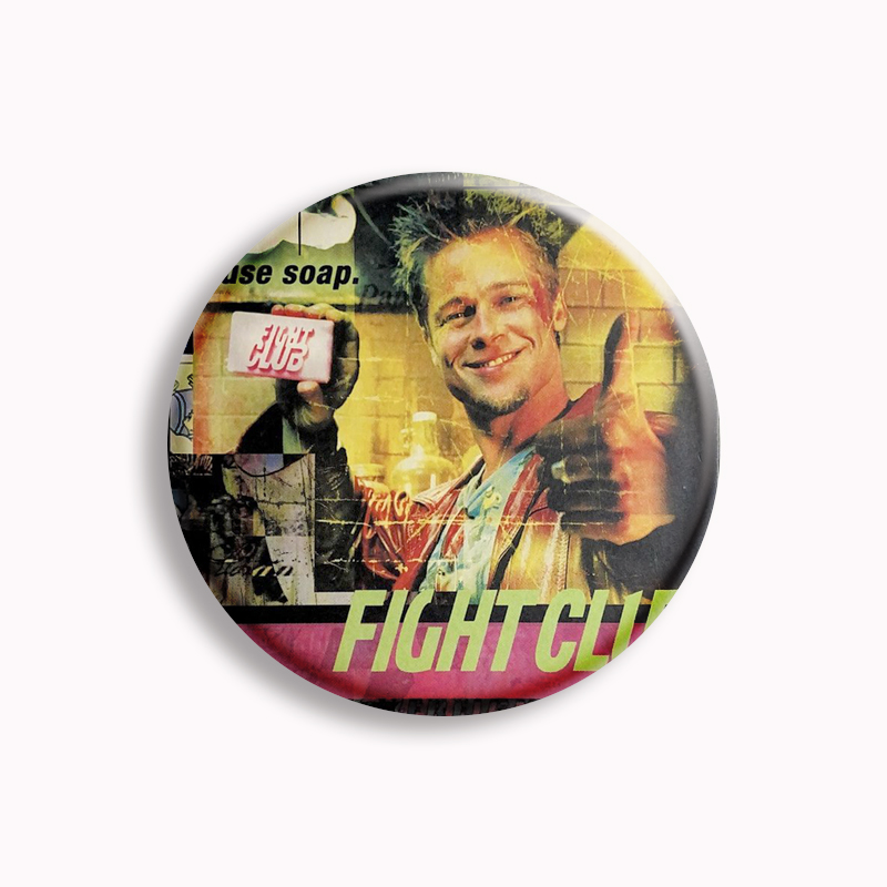 Retro Classic Movie Fight Club - مراجعة Vintage Collectible Pins وسعره