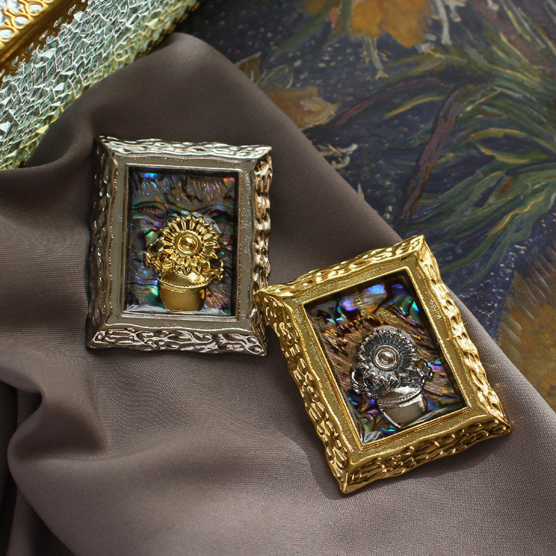 Muylinda Vintage Van Gogh Sunf - مراجعة Vintage Collectible Pins وسعره